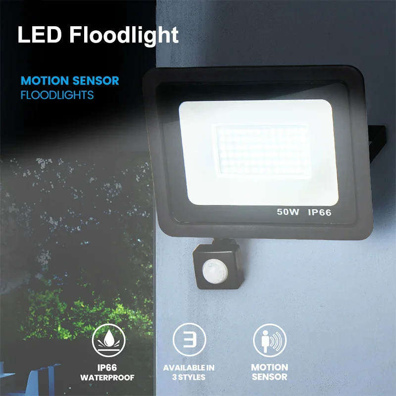 Enhanced Outdoor LED Floodlight - IP66 Waterproof Pathway and Garden Light, Energy-Efficient Spotlight Lamp