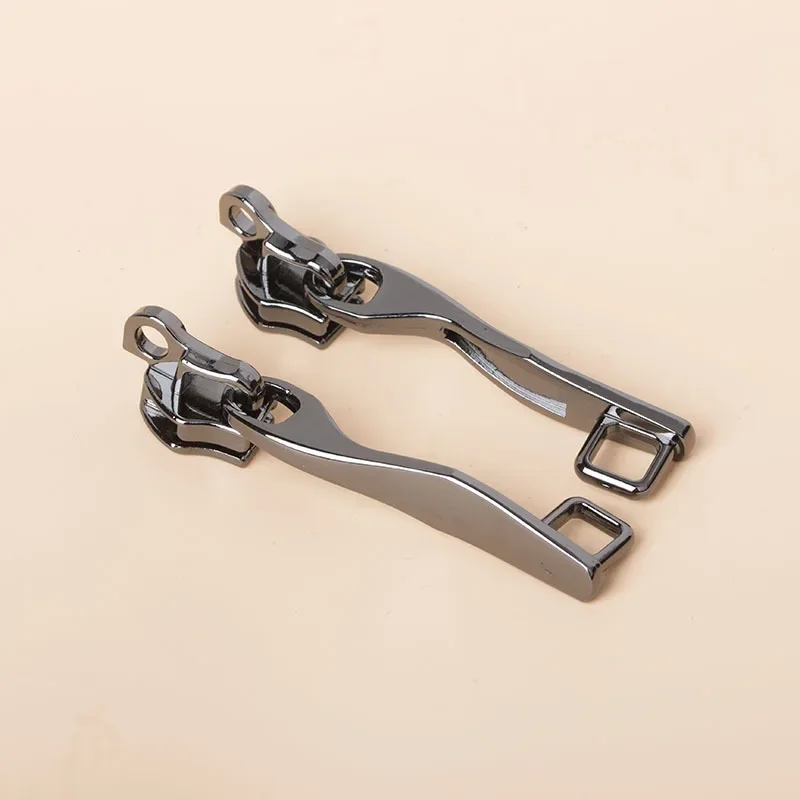 Zipper parts Nylon Single Layer Zipper Head Lock Hole for Suitcase