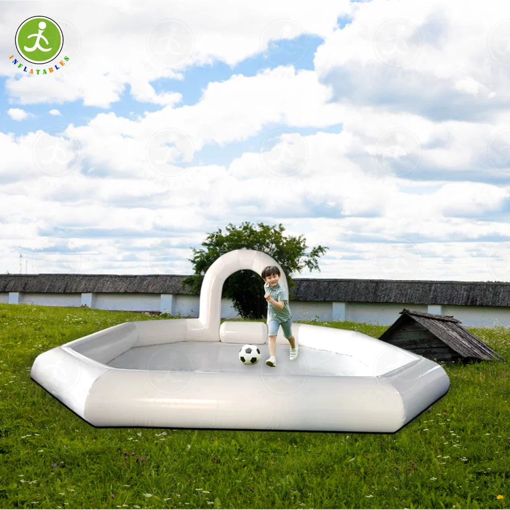 16ft White PVC Amusement Park Inflatable Bumper Car Race Inflatable Raceway Tube for Kids Bumper Cars, Customizable
