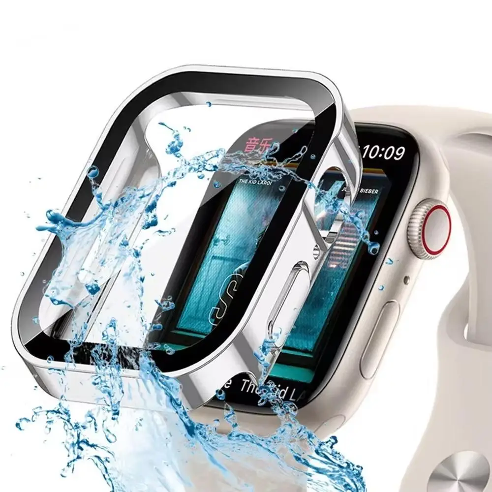 Ultra-Thin Anti-Fall Waterproof Hard Tempered Glass Watch Case