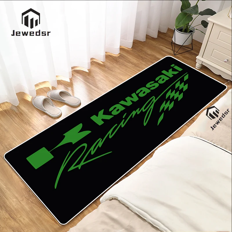 Kawasaki Motorcycle Ducati Pattern Kitchen Mat Home Entrance Doormat
