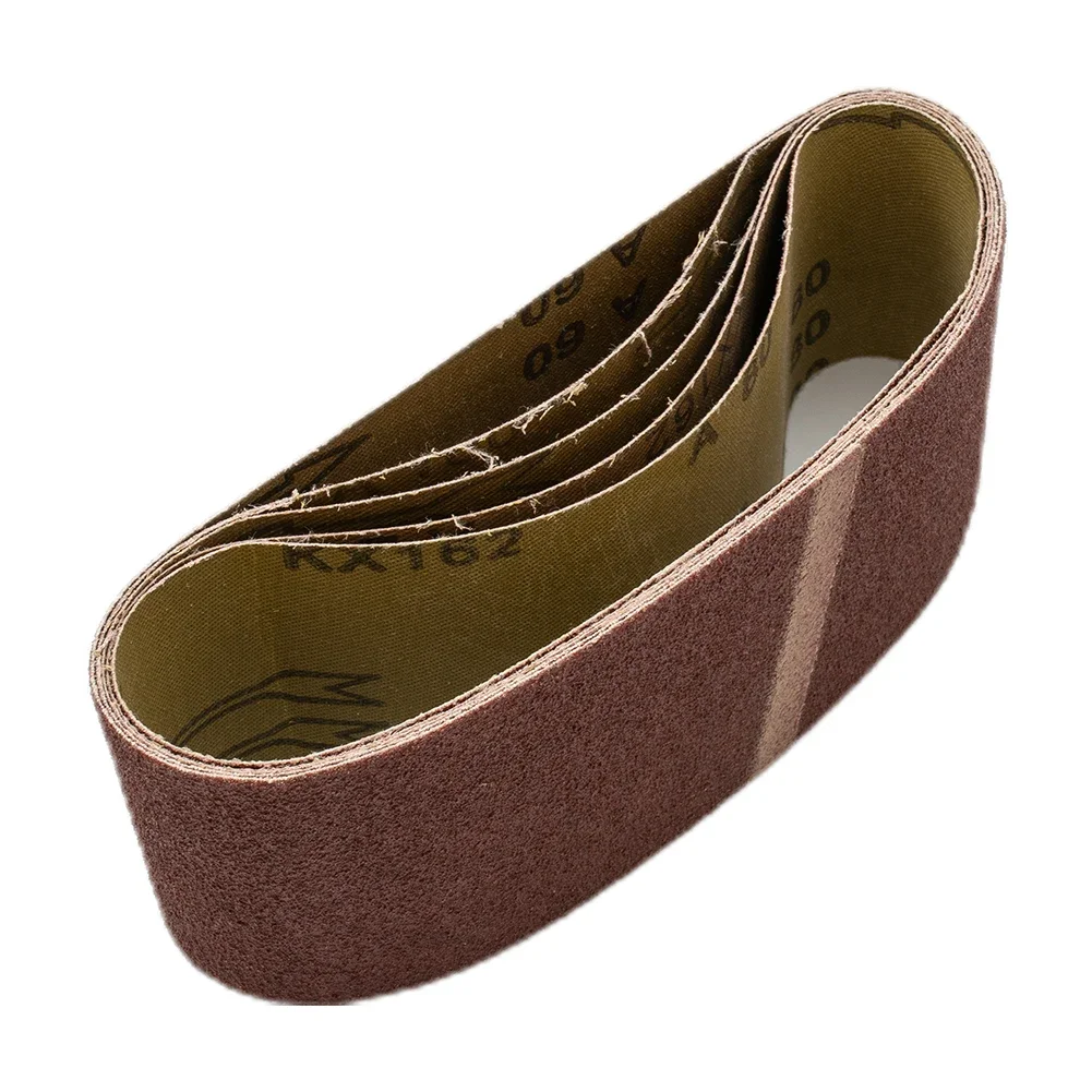 

Oxide 5pcs Mixed Power Tool Sander Sanding Belt Belts Polishing Tool 75mm X 457mm Sander Power Sale Useful Nice