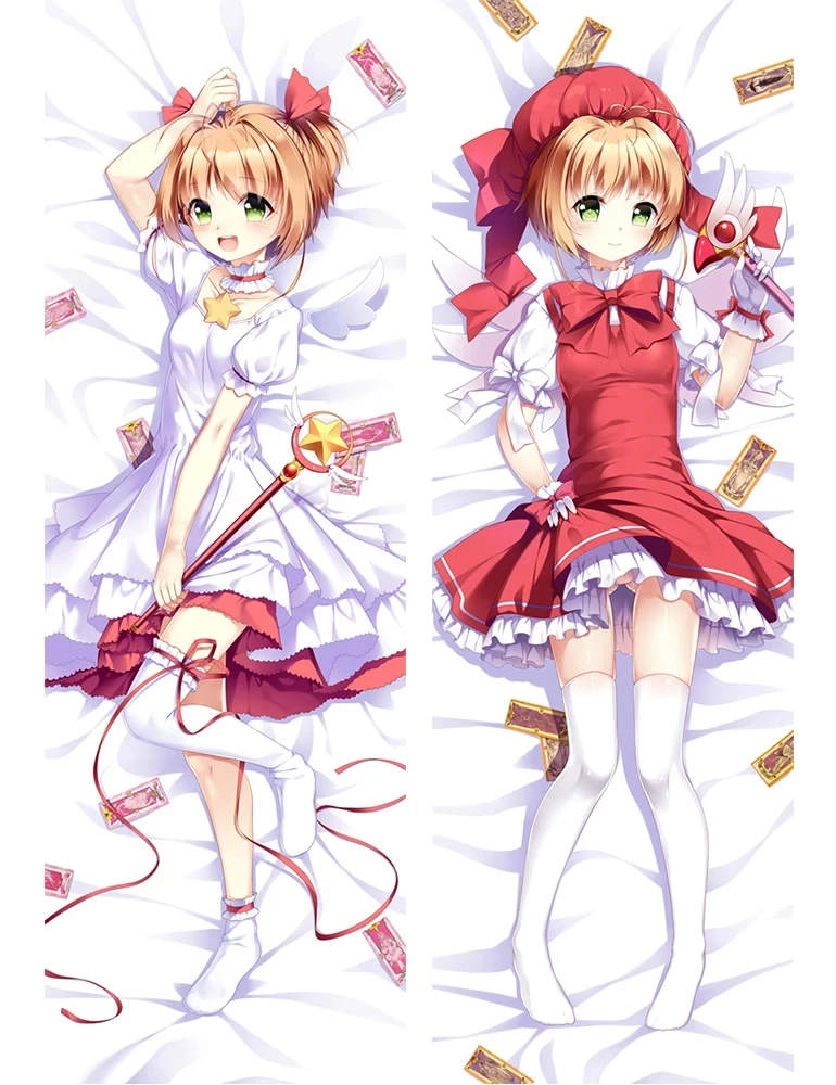 

KINOMOTO SAKURA Anime Body Pillowcase Cardcaptor Sakura Cosplay Dakimakura Case Kawaii Loli Otaku Cushion Cover Boyfriend Gift