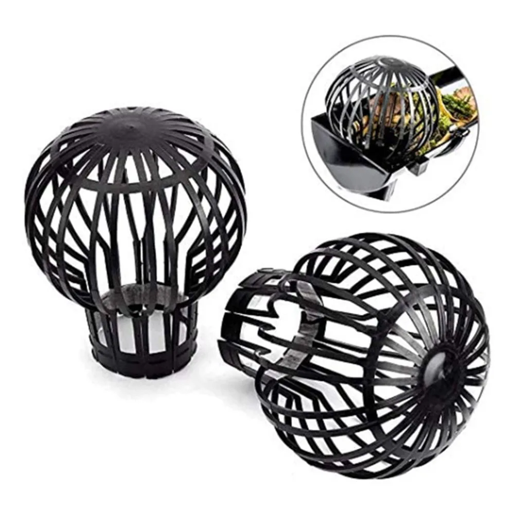 Filtre De Garde Ballon Gouttière Garde Gouttière Acier Inoxydable Sortie Tuyau Descente Garde Feuille Drain Sol Pour Toit Balcon Cour Jardintube 110 90311814