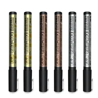 Stedi MS-51~56 Electroplated Metal Color Marker Chrome Mirror Pen Assembly Model Painting Tools for Modelling Hobby DIY 1