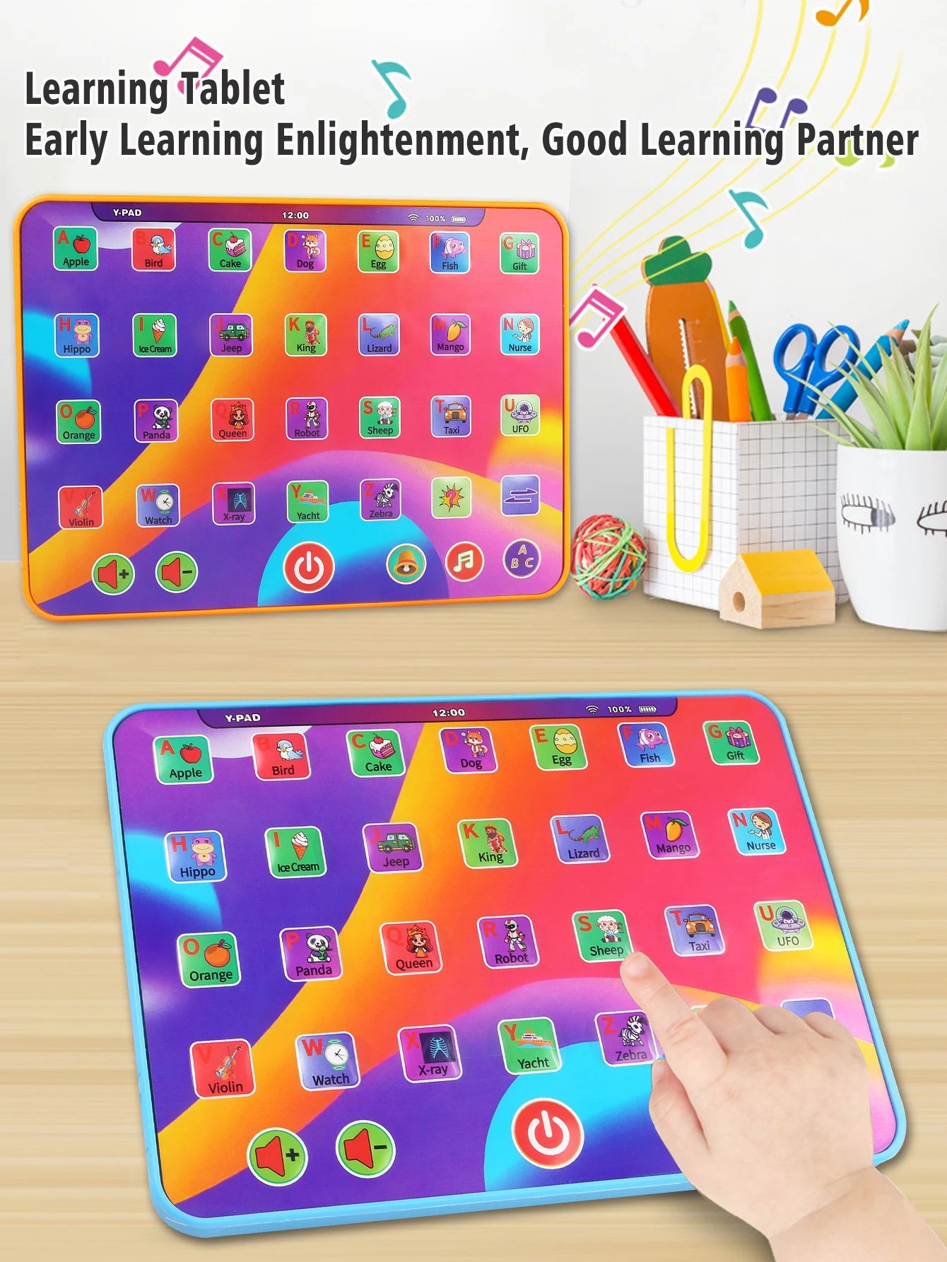 Interactive Alphabet Learning Tablet For Kids Educational Toy_voghion.com