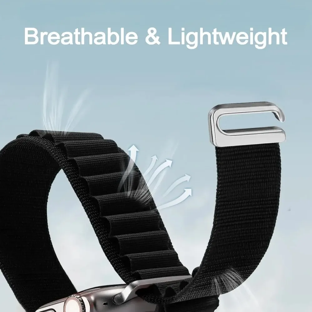 Durable Alpine Nylon Loop Strap for Apple Watch - Comfortable & Stylish Design