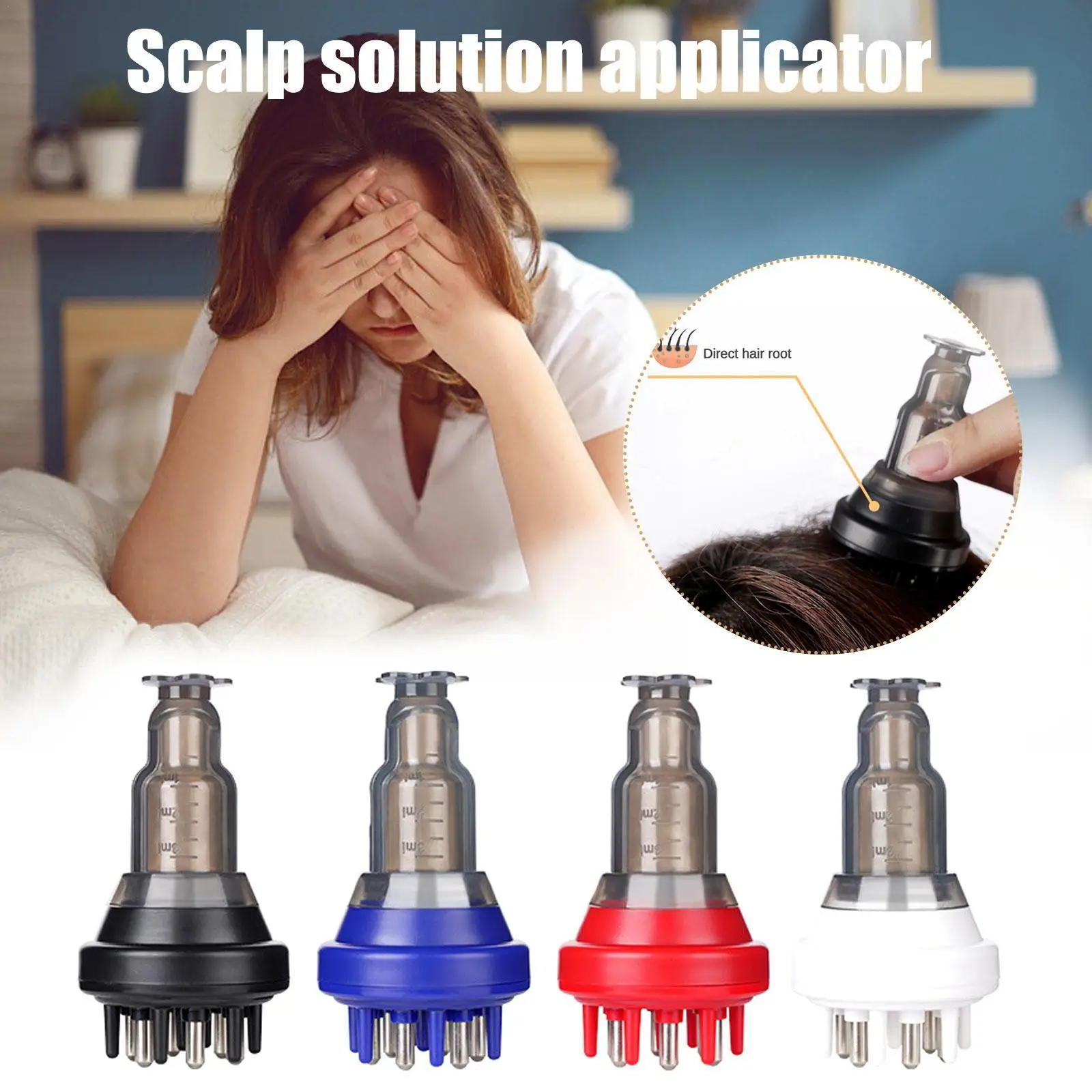 Scalp Applicator Liquid Comb For Hair Growth Serum Oil Nourish Mini