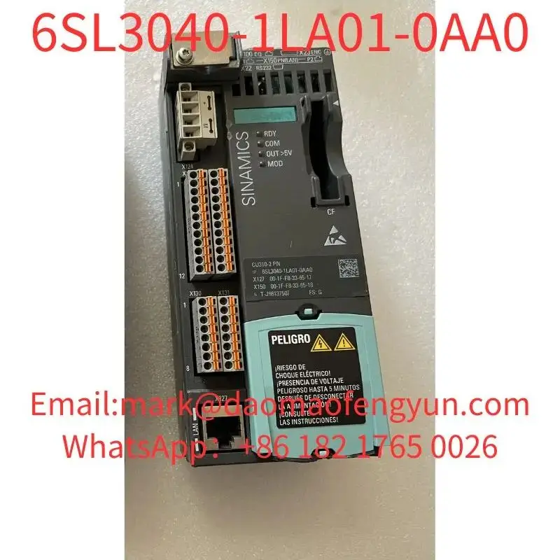 

6SL3040-1LA01-0AA0 Used Tested OK In Good Condition SINAMICS S120 CONTROL UNIT CU310-2 PN