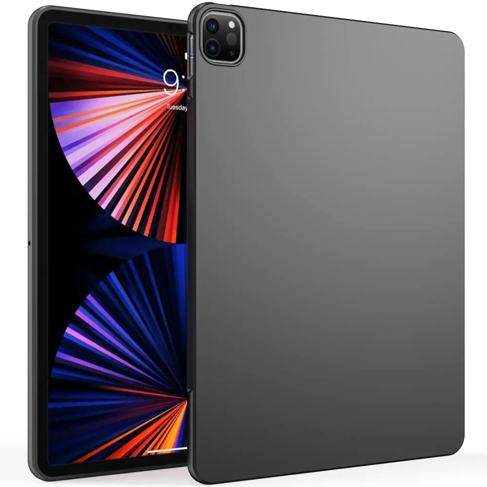 

Чехол для планшета Apple iPad Pro 11 2021 3-го поколения A2301 A2377 A2459 A2460, гибкий мягкий силиконовый чехол, черный чехол из ТПУ