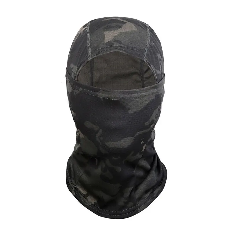 Outdoor Cycling Face Mask Sunscreen Insect Proof Breathable Sweat Absorbing Camouflage Hood Quick Drying Hat And Headscarf cycling face mask