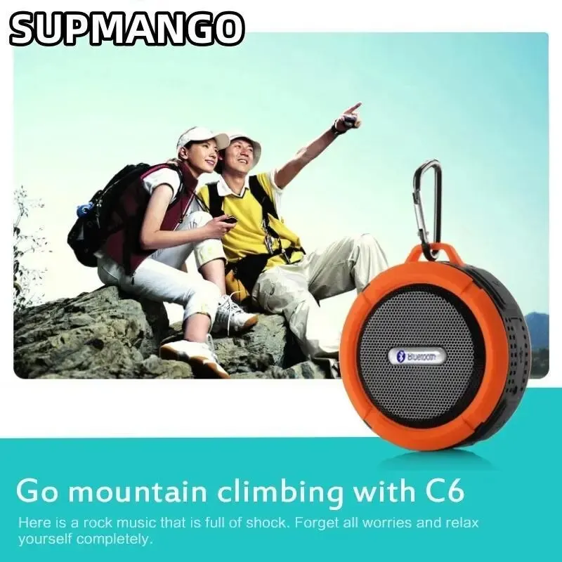 Bluetooth Speaker Bluetooth-compatible Speaker Big Suction Cup Bluetooth Stereo Outdoor Sports Mini TF Subwoofer Portable Waterproof