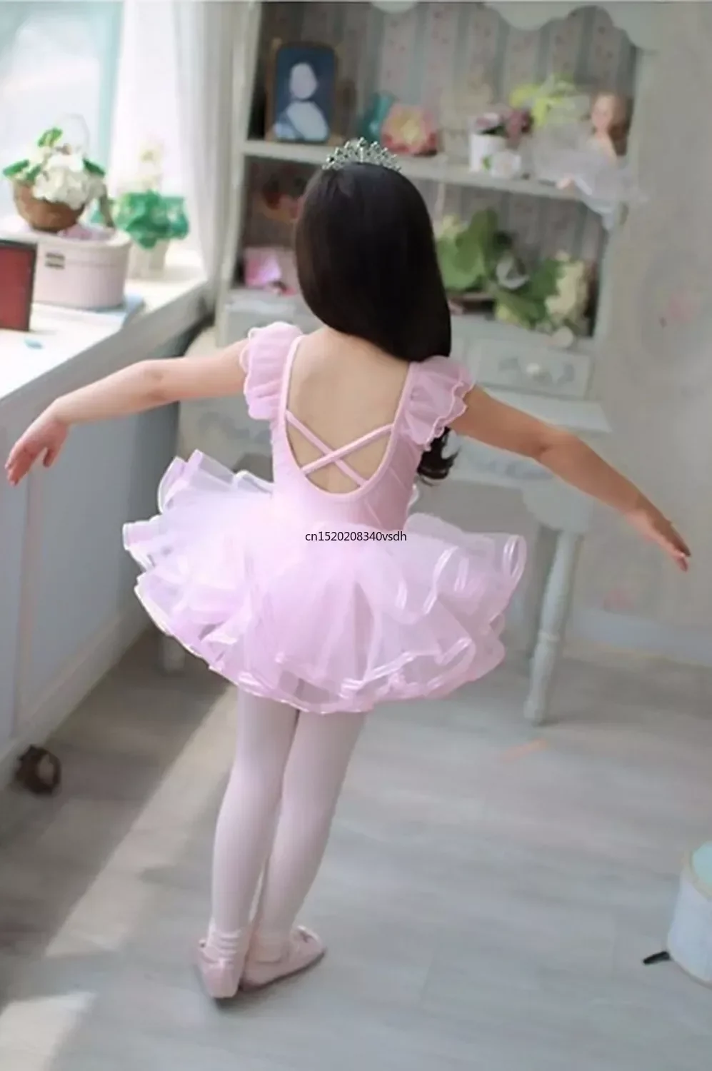 Justaucorps De Ballet Pour Enfants Ensemble De Danse Deux Pièces Pour Fille Spandex Gilet De Shorts Taille Haute Ensembles Serr S