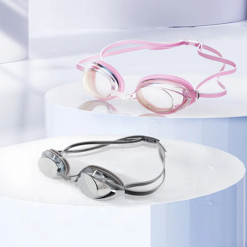 HD Swimming Goggles Waterproof Anti-fog Silicone Adult Swimming Glasses Professional UV Protection Transparent  Eyewear 4