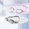 HD Swimming Goggles Waterproof Anti-fog Silicone Adult Swimming Glasses Professional UV Protection Transparent  Eyewear 4