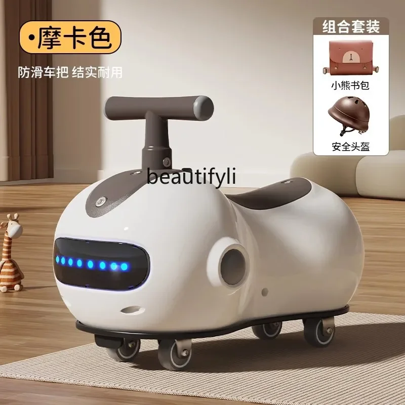 Twist car children 1-3 years old yo-yo car anti-rollover rocking one-year-old baby toy