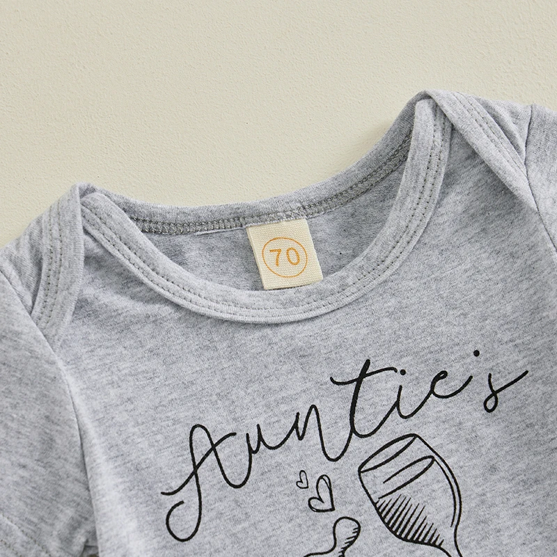 Description Picture 6 of itemBaby Boys Shorts Set Letters Print Romper with Elastic Waist Shorts and Hat Summer Set Clothes