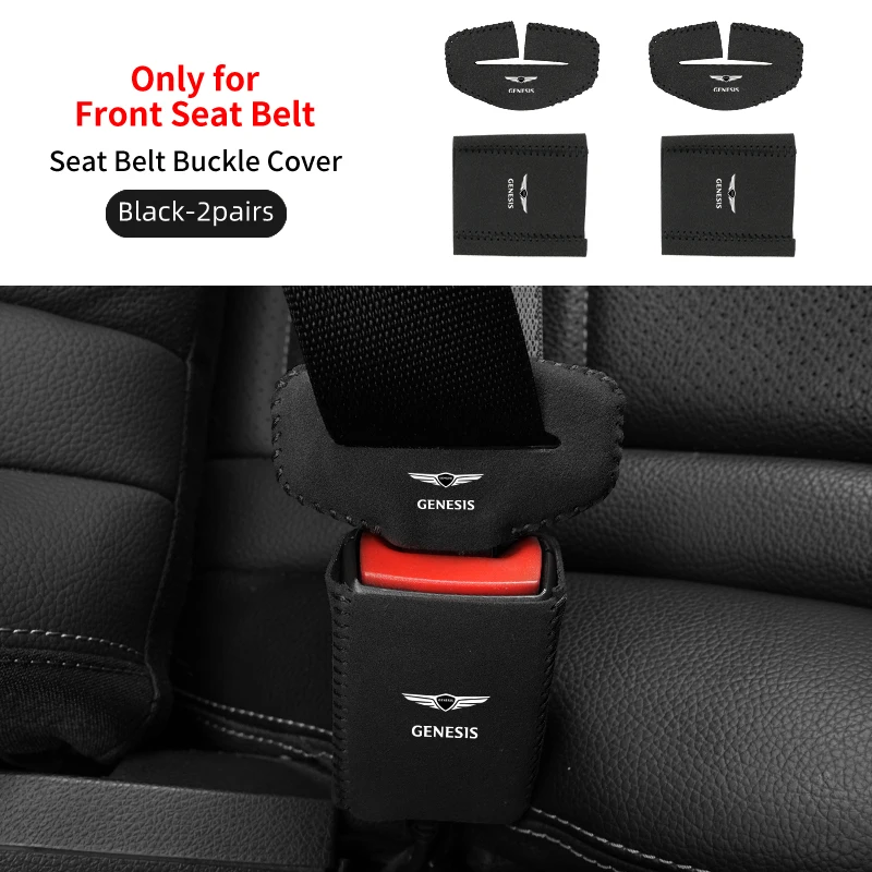 Accessori Di Protezione Della Copertura Della Fibbia Della Cintura Di Sicurezza Dell'Auto Per Genesis G80 G70 G90 Gv80 G60 G90 Gv60 G60 X Mint