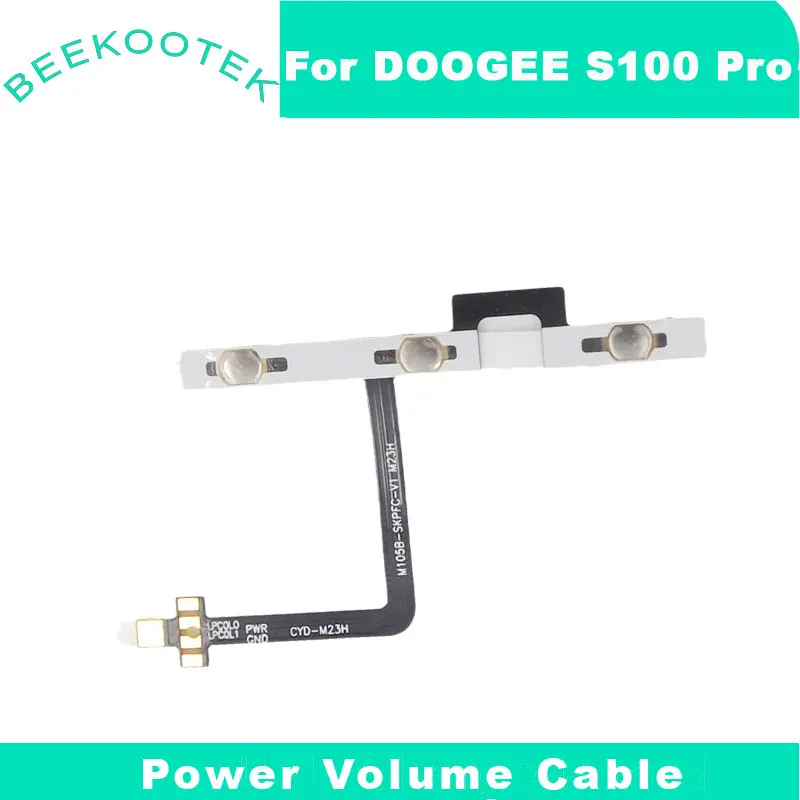 Nuovo Originale Doogee S100 Pro Power Volume Button Key Side Cable Flex Fpc Accessori Di Riparazione Per Doogee S100 Pro Smart Phone