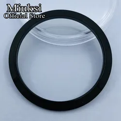 Polished Stainless Steel Watch Bezel for Fit 39mm 40mm case (Black 1)