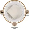 6 Pieces 100% Linen Dinner Napkin Nature Napkin Soft Absorbent Comfortable - Ideal for Events and Regular Use 3