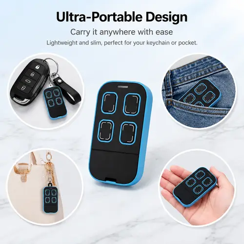 Universal Multi-frequency Garage Door Remote Controle 280-868MHz 433MHz 315MHz 390MHz Compatible with Gates Duplicators Copiers - Image 3