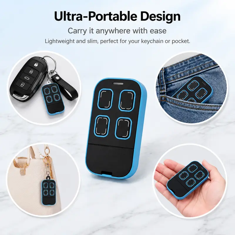 Universal Multi-frequency Garage Door Remote Controle 280-868MHz 433MHz 315MHz 390MHz Compatible with Gates Duplicators Copiers - Image 3