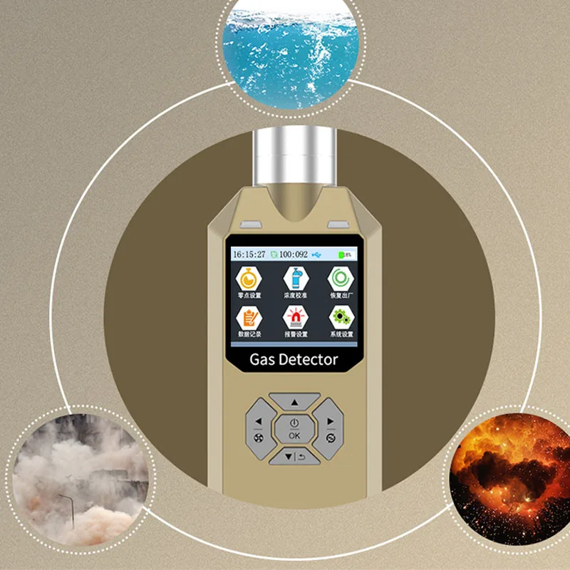 

Pumped Chlorine Dioxide Chlorine Gas Total Residual Chlorine Ozone Explosion-proof Gas Detector Leak Detector