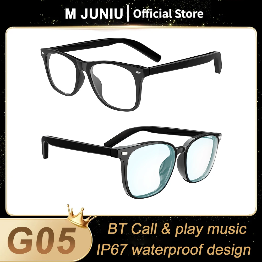 G05 Smart Glasses Wireless Bluetooth-Compatibile 5.3 Occhiali Da Sole Con Cuffie Bluetooth Sport All'Aria Aperta Chiamate In Vivavoce Musica