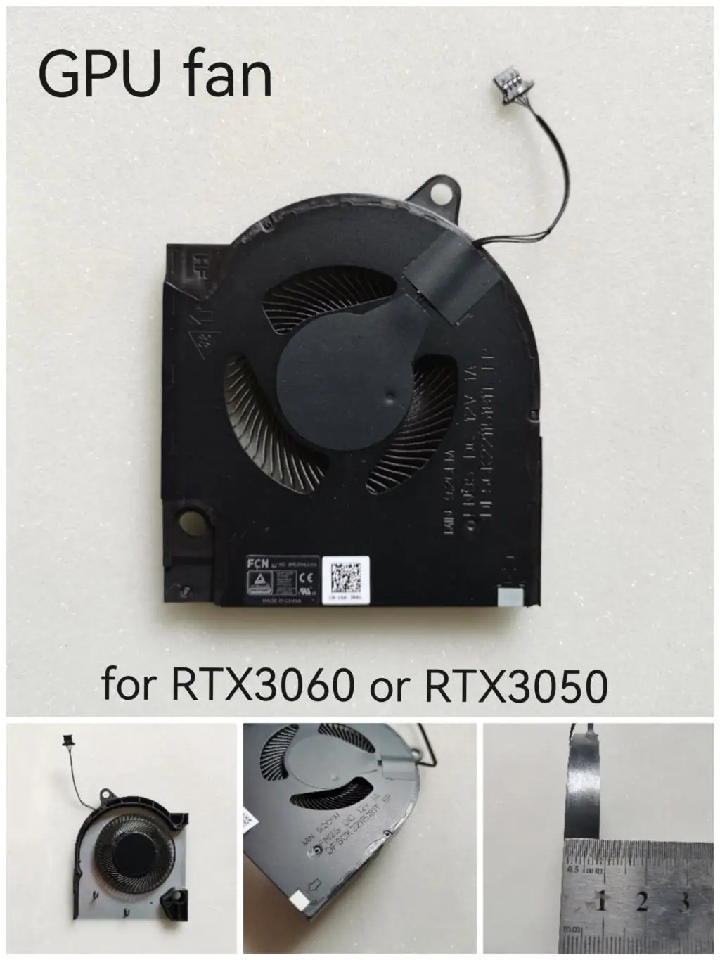 Pair New Laptop Cpu&Gpu Cooling Fan For Dell G15 5510 5511 Rtx3050 3060