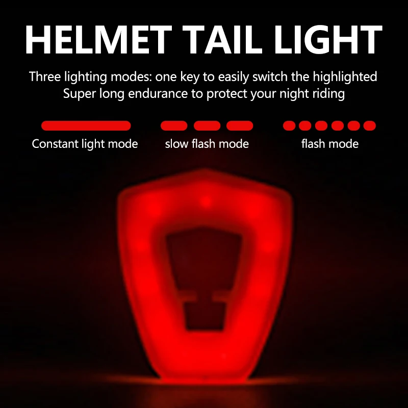 Adult Bike Helmet with Goggle & Taillight 3