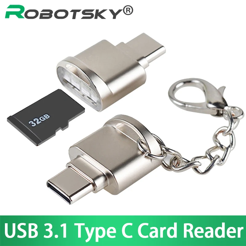 Tanie Czytnik kart USB typu C USB3.1 type-c Adapter OTG obsługa sklep