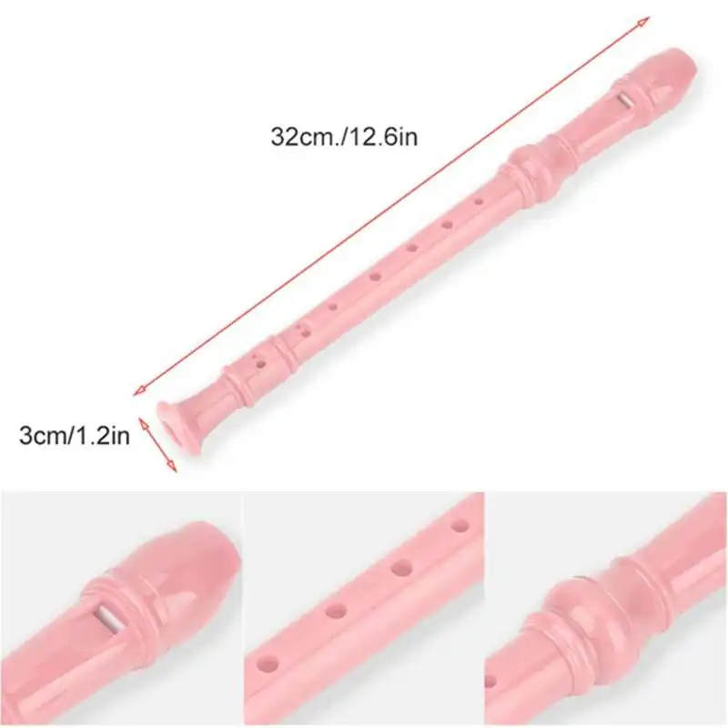 Professional Eight Hole Treble Flute 8-Hole Soprano Recorder Flute Clarinet Sound Food Grade Non-toxic Instruments Reed Pipe