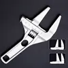 Multi-function Adjustable Wrench Aluminium Alloy Large Open Wrench Universal Spanner Repair Tool for Water Pipe Screw Bathroom 1