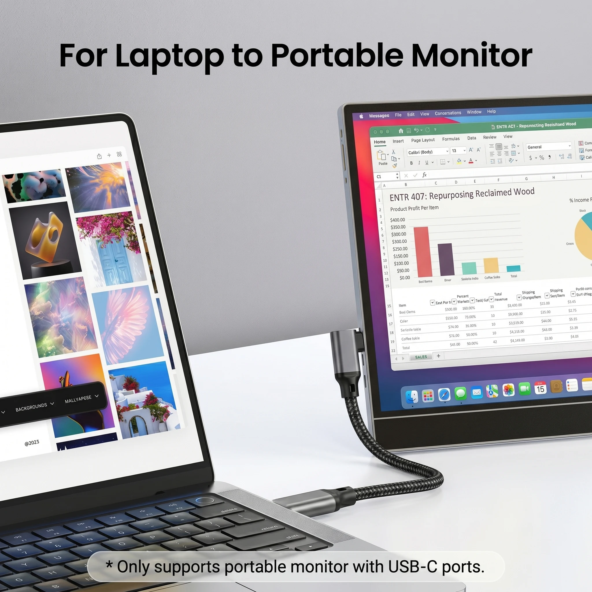 Ultra-Fast 20Gbps USB-C Cable with Right Angle Design for High-Resolution Displays and 240W Power Delivery