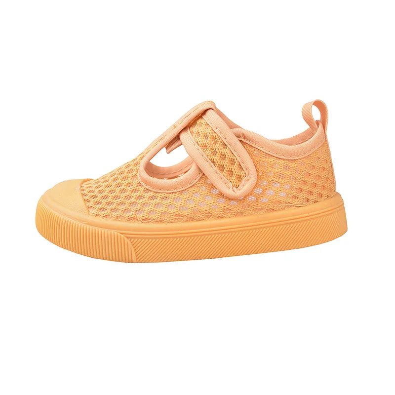 Children Summer Mesh Shoes Baby Cute Candy Color Sandals Boys Girls Breathable Mesh Beach Sandals