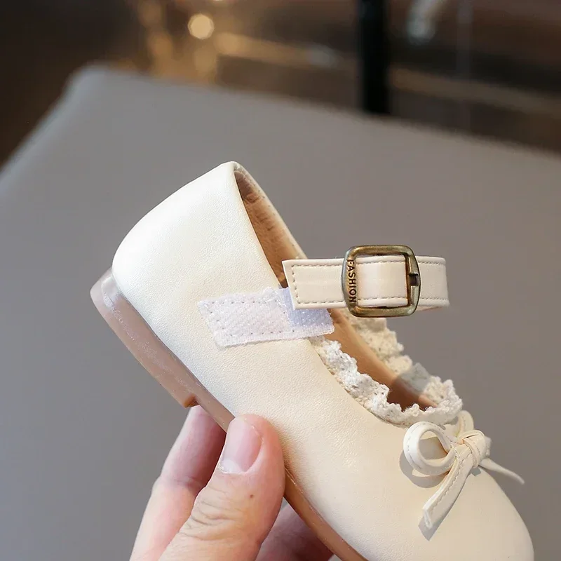 Mode Frühling Herbst Mädchen Flache Schuhe Bowknot Kinder Prinzessin Leder Schuhe Kausalen Vielseitige Kinder Schuhe für Hochzeit Party – Detail 21
