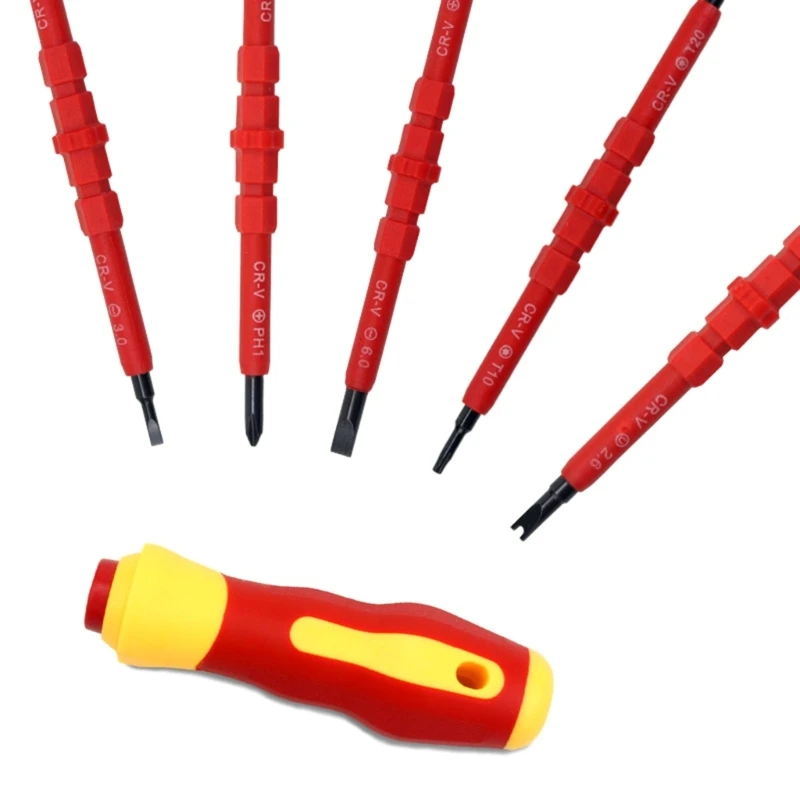 

Изолированная отвертка 8в1, набор отверток с механизмом быстрой загрузки, бита 40JE