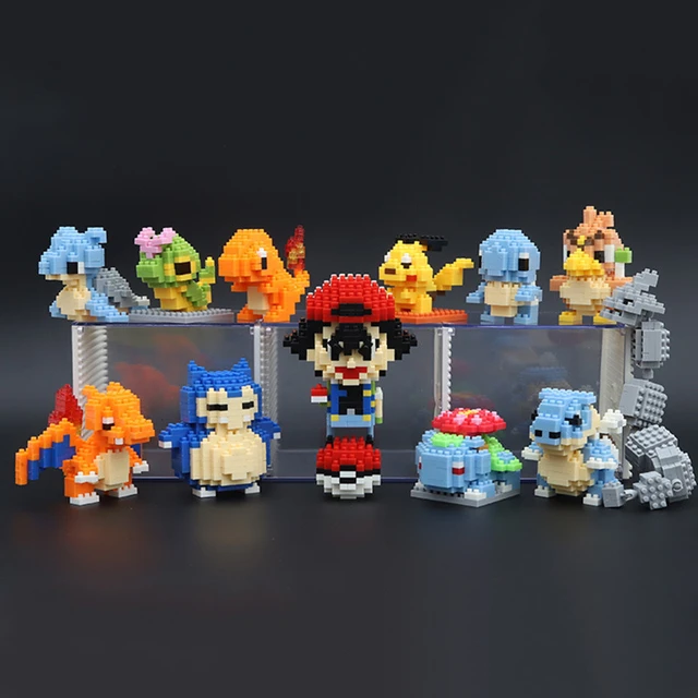 Pokemon Red Gyarados Building Block Mini Action Figure Toys