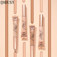 QIBEST Liquid Foundation For Face Liquid Pie Primer Cosmetic Women Dark Circles Makeup Corrector Modify Skin Tone 4 Color Sets 1