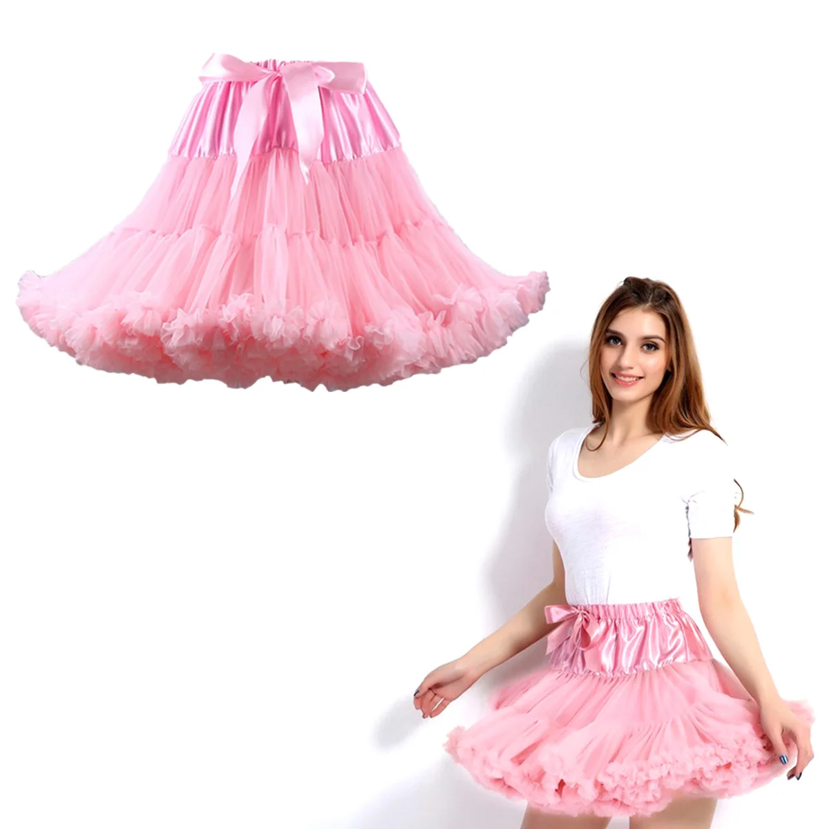 Wedding Guest Dresses for Women Short Tulle Tutu Skirt Tutus Ordinary White Miss