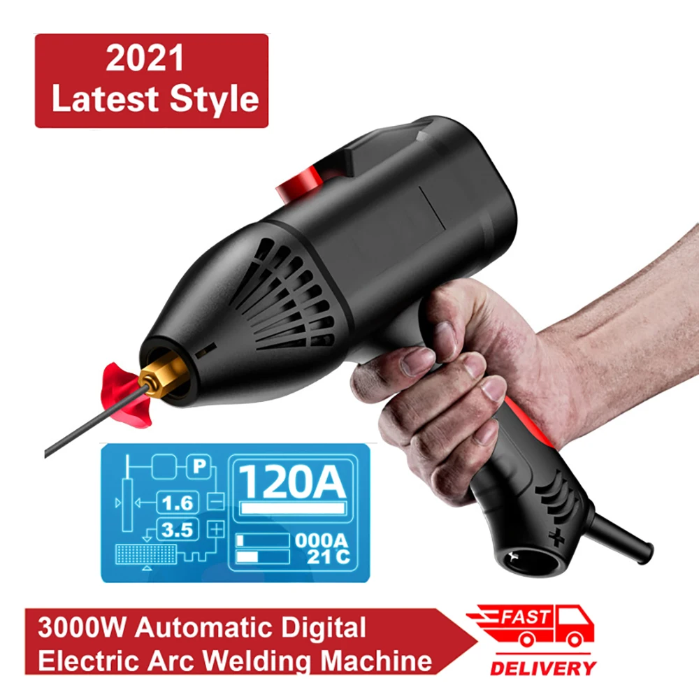 220V 3000W Handheld Portable Electric Arc Welding Machine Automatic