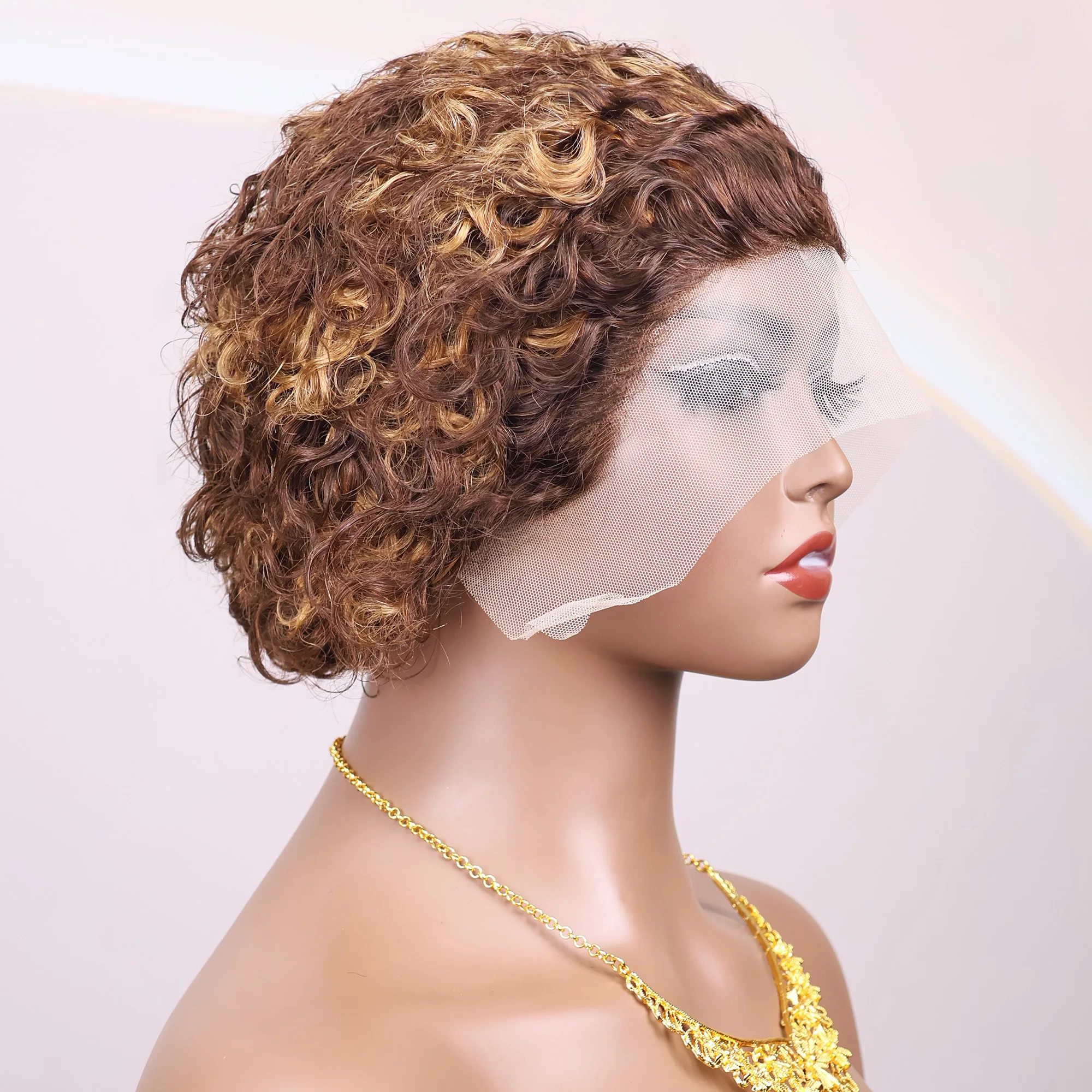 Luxexuan Curly Hair Wig 4
