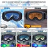 Snowboard Ski Goggles for Men Women UV400 Protection Anti-Fog Ski Glasses Ski Mask Big Face Snow Glasses Skiing Eyewear 4