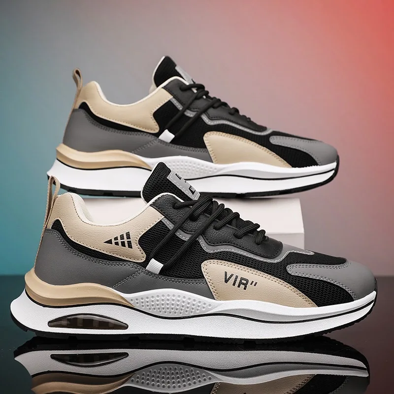 Men Casual Sneaker Original Luxury Brand Male Sneakers Mesh Breathable Shock-absorbing Running Sports Shoes Zapatillas De Hombre