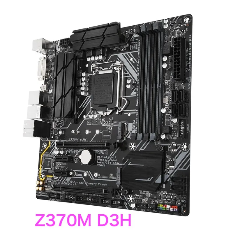 Gigabyte Z370M D3H Desktop Motherboard 64GB LGA 1151 DDR4 Micro ATX