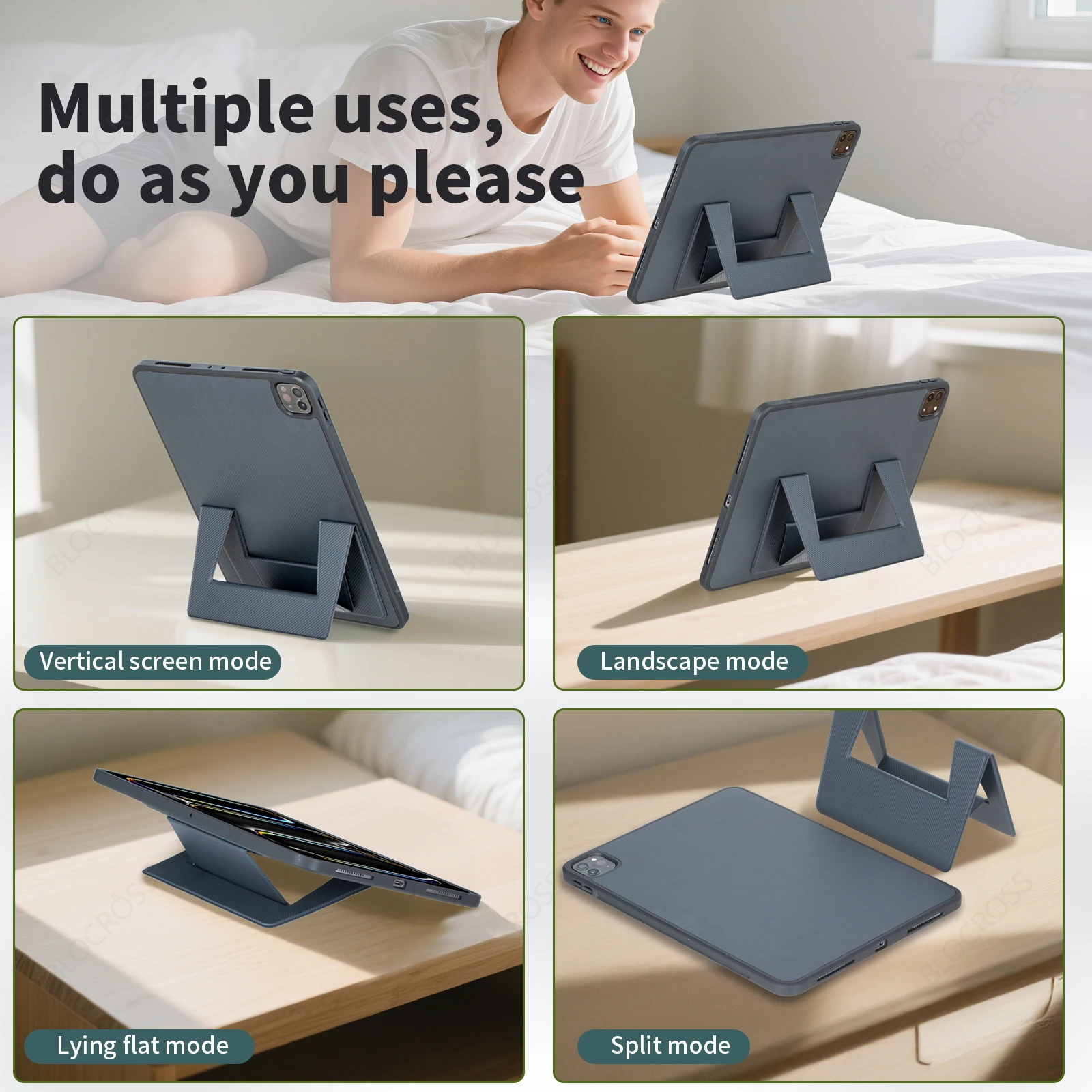 Sleek Magnetic Tablet Case with Stand Feature