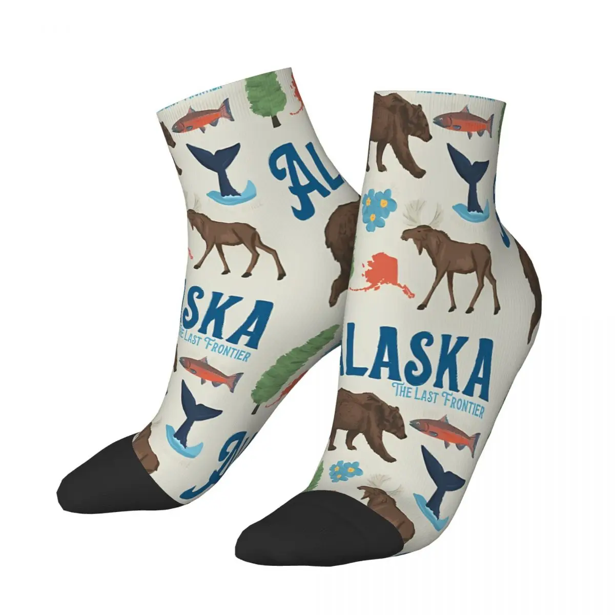 

Alaska Ankle Socks Male Mens Women Winter Stockings Harajuku