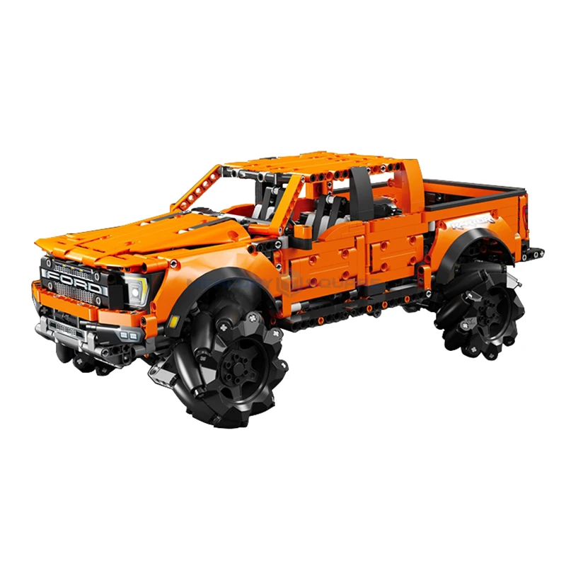 F-150 Raptor Classic Pickup Off Road Truck Car Model Building Blocks Moc 11043 Van Truck Vehicle Bricks High Tech Toy Gift Boys