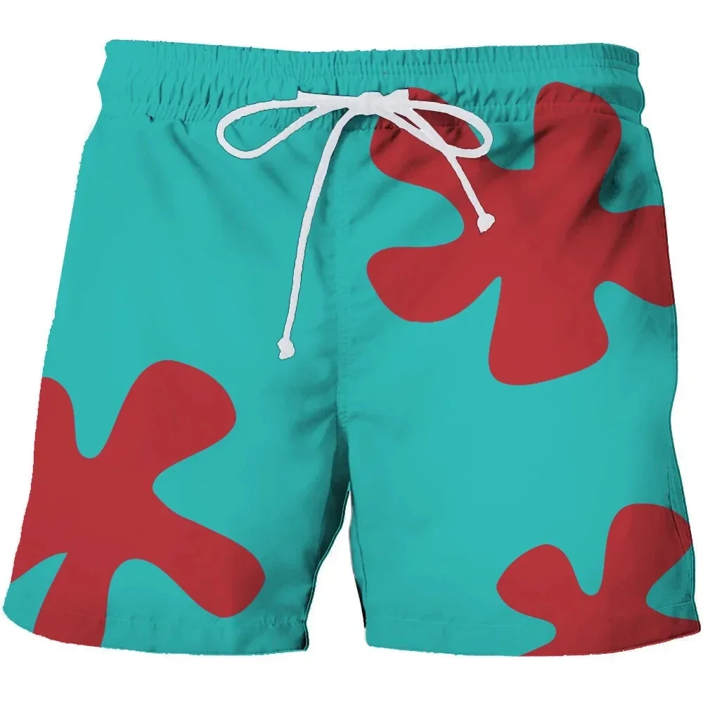 New Summer 3D Anime Patrick Star Board Shorts Trunks Quick Dry Beach Swiming Shorts Women Men Hip Hop Short Pants Beach clothes 3
